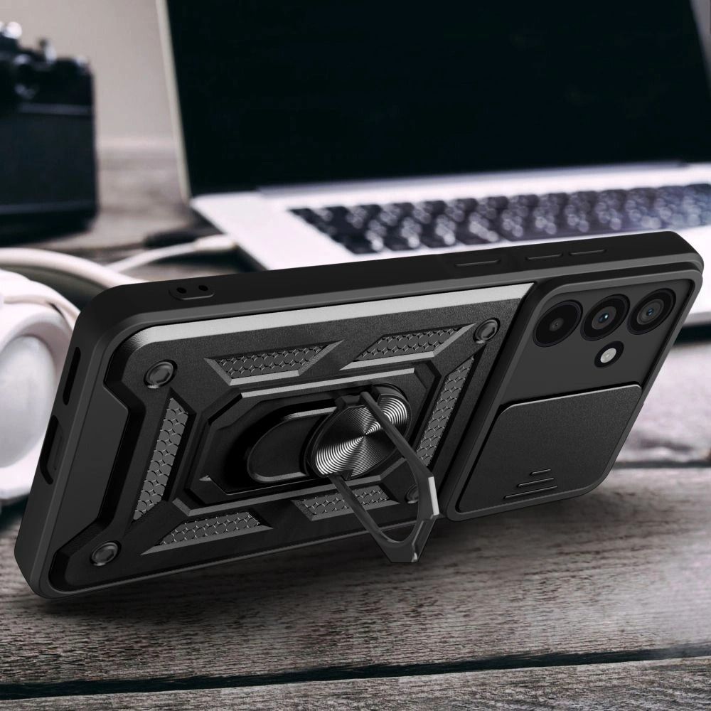 Tech-Protect CamShield Pro Case til Samsung Galaxy A57 5G - sort