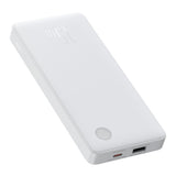 Baseus Airpow Lite 10000mAh 15W Power Bank with Baseus Simple USB-A - USB-C 30cm Cable - White