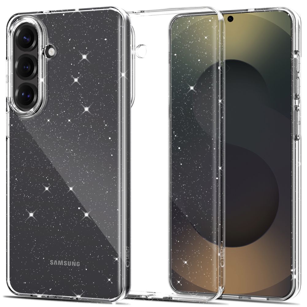 Tech-Protect FlexAir Case til Samsung Galaxy S26 - Clear og Glitter