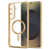 Tech-Protect MagFlex Case til Samsung Galaxy S26+ - gennemsigtigt guld
