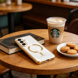 Tech-Protect MagFlex Case til Samsung Galaxy S26+ - gennemsigtigt guld