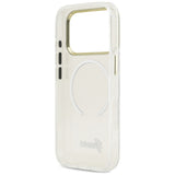 Guess IML Gradient Script Metal MagSafe Case til iPhone 17 Pro - Hvid