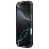 Guess IML Script Metal MagSafe Case til iPhone 17 Pro Max - sort
