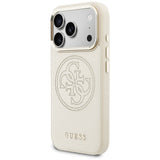 Guess Perforeret 4G MagSafe Case til iPhone 17 Pro Max - Beige