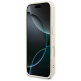 Guess Perforeret 4G MagSafe Case til iPhone 17 Pro Max - Beige