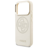 Guess Perforeret 4G MagSafe Case til iPhone 17 Pro Max - Beige
