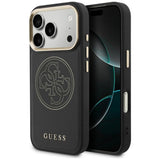 Guess perforeret 4G MagSafe-fodral til iPhone 17 Pro Max - sort