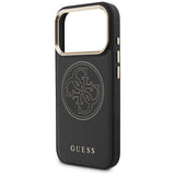 Guess perforeret 4G MagSafe-fodral til iPhone 17 Pro Max - sort