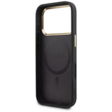 Guess perforeret 4G MagSafe-fodral til iPhone 17 Pro Max - sort