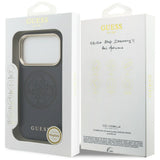 Guess perforeret 4G MagSafe-fodral til iPhone 17 Pro Max - blå