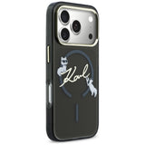 Karl Lagerfeld IML Choupettes Karl Script Logo MagSafe Case til iPhone 17 Pro - sort