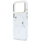 Karl Lagerfeld IML Choupettes Karl Script Logo MagSafe Case til iPhone 17 Pro - Klar