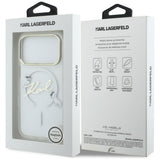 Karl Lagerfeld IML Choupettes Karl Script Logo MagSafe Case til iPhone 17 Pro - Klar