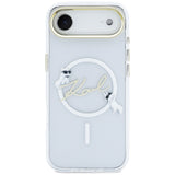 Karl Lagerfeld IML Choupettes Karl Script Logo MagSafe iPhone Air Case - klar