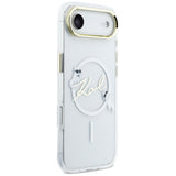Karl Lagerfeld IML Choupettes Karl Script Logo MagSafe iPhone Air Case - klar