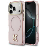 Karl Lagerfeld IML K Head Logo MagSafe Case til iPhone 17 Pro Max - Pink