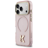 Karl Lagerfeld IML K Head Logo MagSafe Case til iPhone 17 Pro Max - Pink