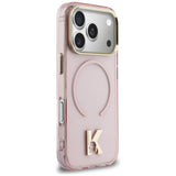 Karl Lagerfeld IML K Head Logo MagSafe Case til iPhone 17 Pro Max - Pink