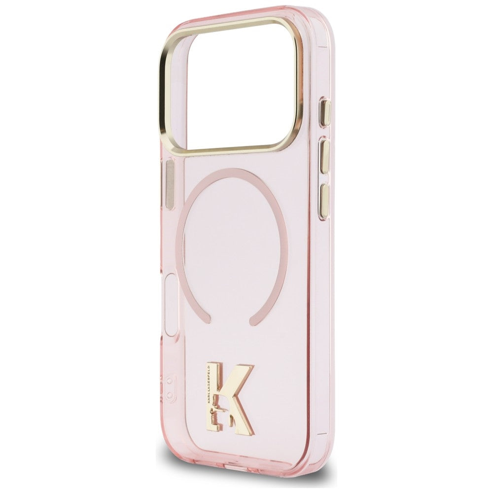 Karl Lagerfeld IML K Head Logo MagSafe Case til iPhone 17 Pro Max - Pink