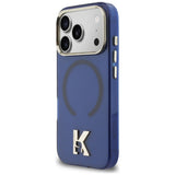 Karl Lagerfeld IML K Head Logo MagSafe Case til iPhone 17 Pro - Blå