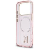 Karl Lagerfeld IML K Head Logo MagSafe Case til iPhone 17 Pro - Pink