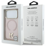 Karl Lagerfeld IML K Head Logo MagSafe Case til iPhone 17 Pro - Pink