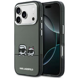 Karl Lagerfeld IML Karl & Choupette Peekaboo Logo MagSafe Case til iPhone 17 Pro - sort