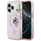 Karl Lagerfeld IML Peekaboo MagSafe Case til iPhone 17 Pro Max - Pink