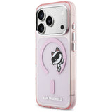 Karl Lagerfeld IML Peekaboo MagSafe Case til iPhone 17 Pro Max - Pink