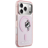 Karl Lagerfeld IML Peekaboo MagSafe Case til iPhone 17 Pro - Pink