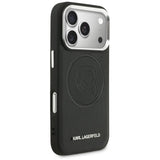 Karl Lagerfeld K Head Point Logo MagSafe Case til iPhone 17 Pro - sort