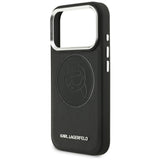 Karl Lagerfeld K Head Point Logo MagSafe Case til iPhone 17 Pro - sort