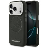 Karl Lagerfeld K Head Point Logo MagSafe Case til iPhone 17 Pro Max - sort