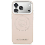 Karl Lagerfeld K Head Point Logo MagSafe Case til iPhone 17 Pro Max - Pink