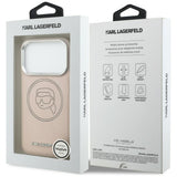 Karl Lagerfeld K Head Point Logo MagSafe Case til iPhone 17 Pro - Pink