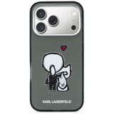Karl Lagerfeld Karl & Choupette MagSafe bagtilhæng til iPhone 17 Pro Max - sort