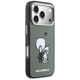 Karl Lagerfeld Karl & Choupette MagSafe bagtilhæng til iPhone 17 Pro Max - sort