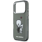 Karl Lagerfeld Karl & Choupette MagSafe bagtilhæng til iPhone 17 Pro Max - sort