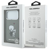 Karl Lagerfeld Karl & Choupette MagSafe bagtilhæng til iPhone 17 Pro Max - sort
