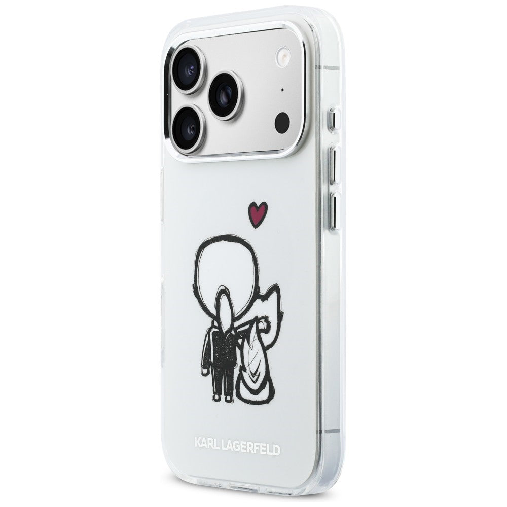 Karl Lagerfeld Karl & Choupette MagSafe bagtilhæng til iPhone 17 Pro Max - klar