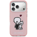 Karl Lagerfeld Karl & Choupette MagSafe bagtilhæng til iPhone 17 Pro - Pink