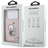 Karl Lagerfeld Karl & Choupette MagSafe bagtilhæng til iPhone 17 Pro - Pink