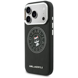 Karl Lagerfeld Point & Choupette Sketch MagSafe Case til iPhone 17 Pro Max - sort