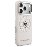 Karl Lagerfeld Point & Choupette Sketch MagSafe Case til iPhone 17 Pro - Pink