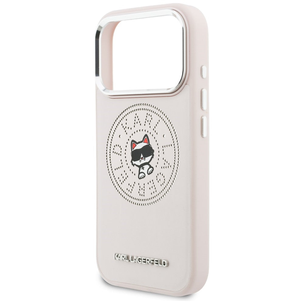 Karl Lagerfeld Point & Choupette Sketch MagSafe Case til iPhone 17 Pro - Pink