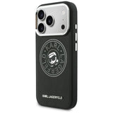 Karl Lagerfeld Point & Karl Sketch MagSafe Case til iPhone 17 Pro Max - sort