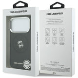 Karl Lagerfeld Point & Karl Sketch MagSafe Case til iPhone 17 Pro Max - sort