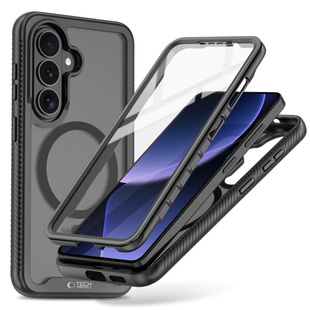 Tech-Protect Defense MagSafe Case til Samsung Galaxy S26 - sort