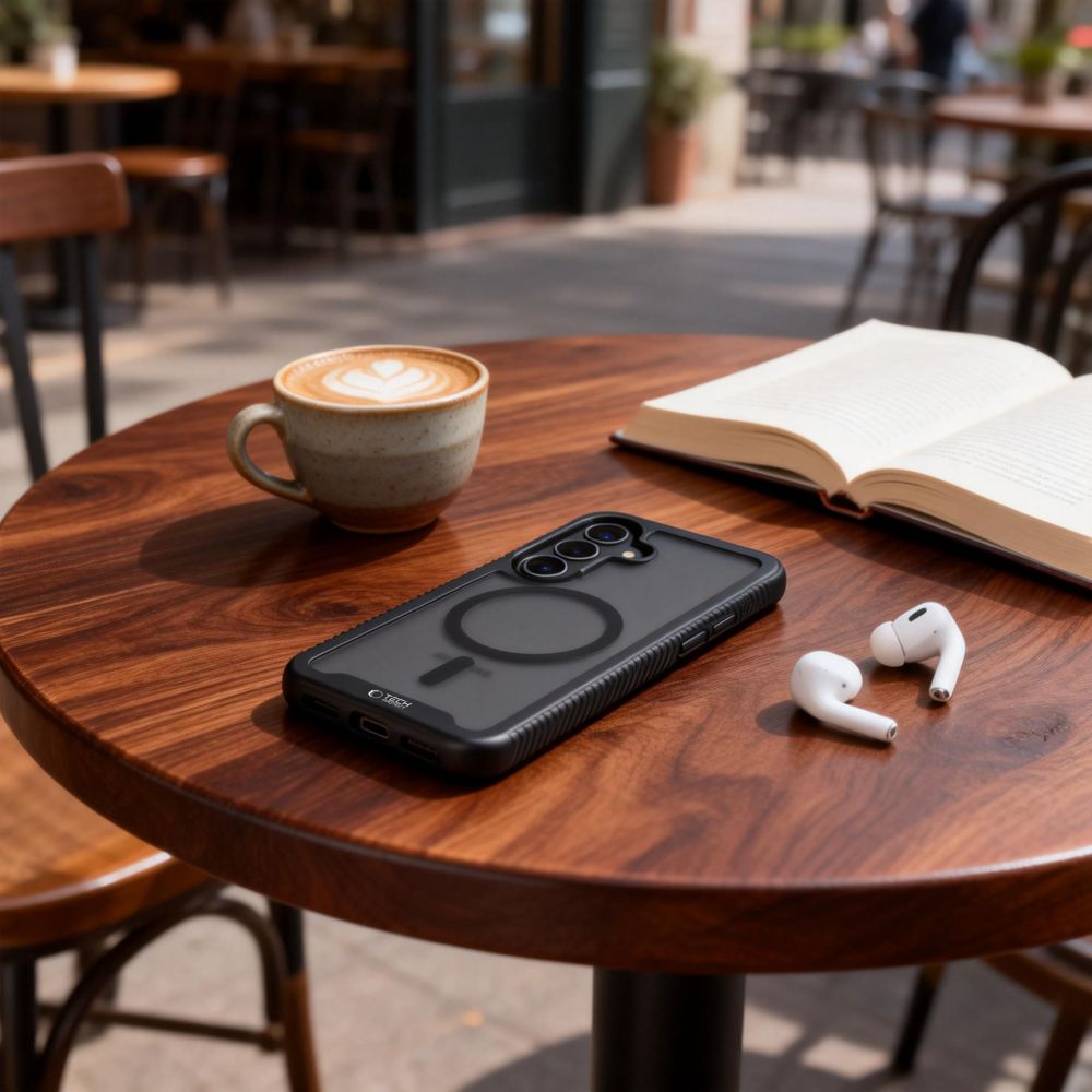 Tech-Protect Defense MagSafe Case til Samsung Galaxy S26 - sort
