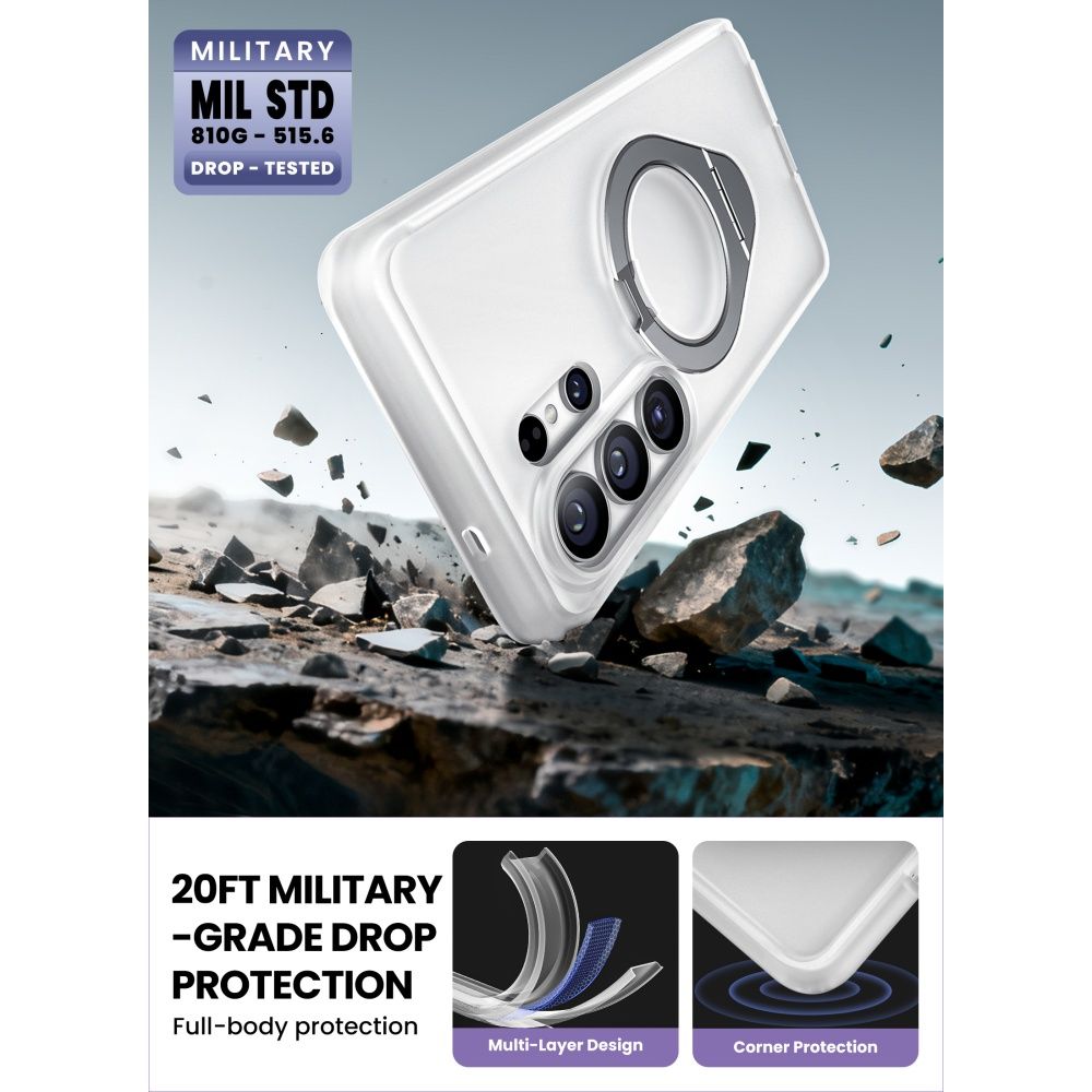 Supcase Cosmo Mag MagSafe Case til Samsung Galaxy S26 Ultra - Hvid